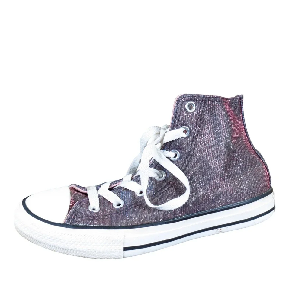 Converse Chuck Taylor All Star Kids High Top Sneaker Sz 3 School Pink Blue Ombre